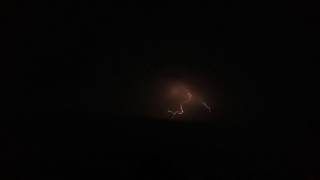Lightning Storm Behind Cloud Shelf