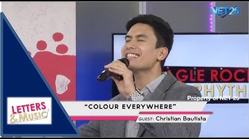 CHRISTIAN BAUTISTA - COLOUR EVERYWHERE (NET25 LETTERS AND MUSIC)