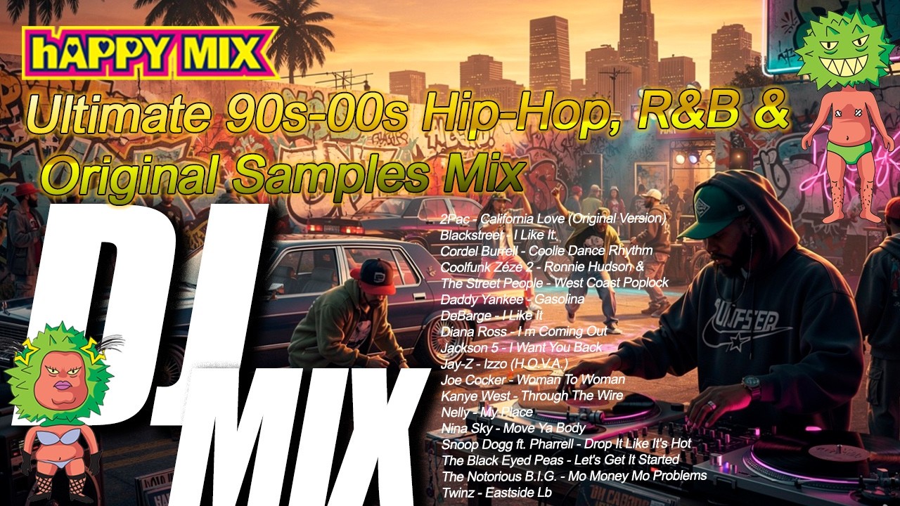 まとめ売り HIPHOP R&B 90's~2000's 55枚セット hAPPY MIX]Ultimate 90s-00s Hip-Hop, R&B & Original Samples Mix