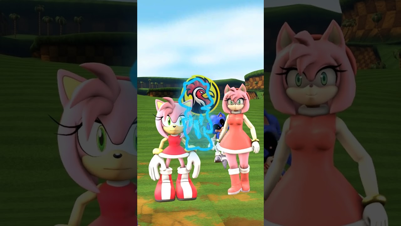 WHICH AMY ? ALL SIZE SHIN SONIC TAPES FAMILY - Green Hill (Perfect Outlines)