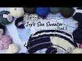 Ivy's Sea Sweater (Part 3) | Neckline & Shoulder Shaping (Front Finished)