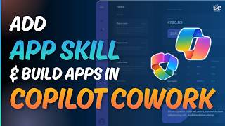New way of creating Low Code Apps - Copilot Cowork /app skill screenshot 2