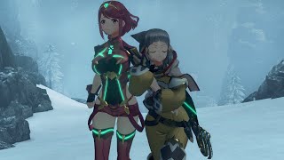 Pyra Tells Nia She Isn't Her Personal Heater | Xenoblade Chronicles 2 Cutscene Nintendo Switch