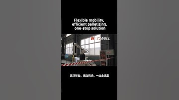 Flexible mobility, efficient palletizing, one-stop solution#palletizingrobot #robot