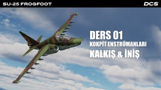 Dcs World Su-25T Kokpit Enstrümanları, Kalkış & İniş