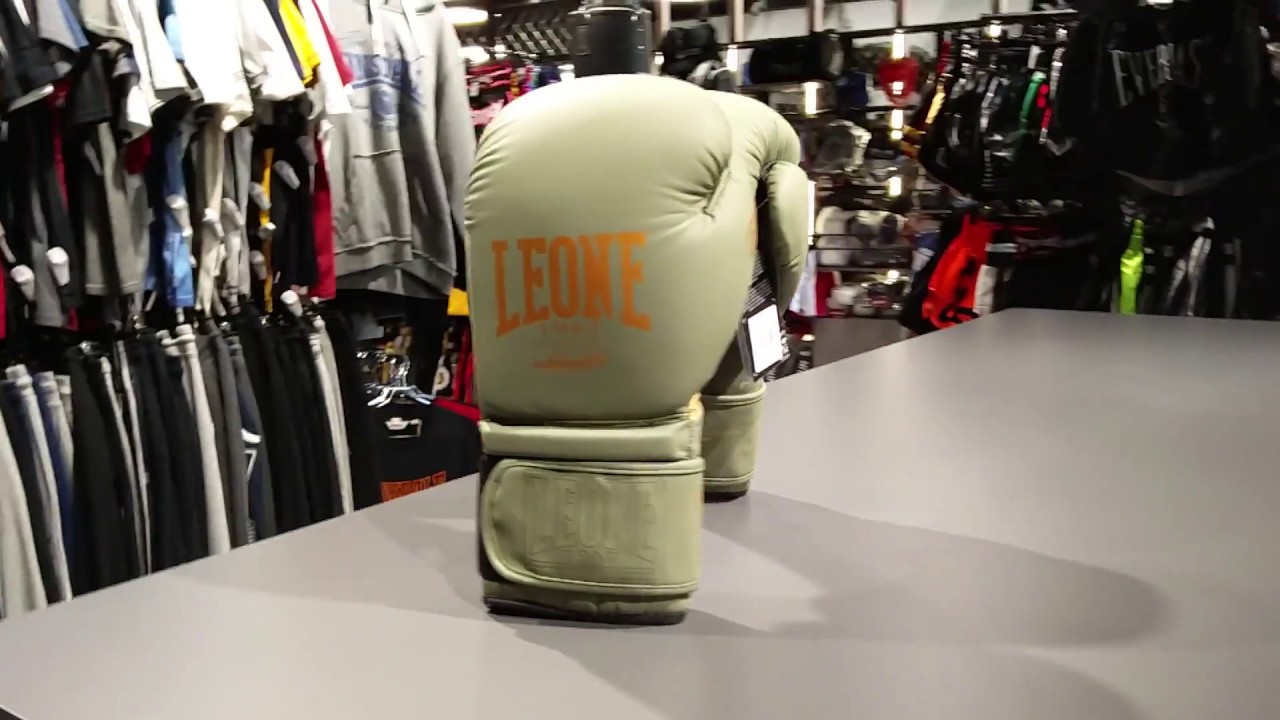 Boxing gloves Leone 1947 Military Edition green 