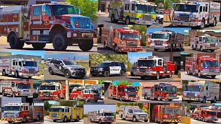 BEST OF Fire Trucks / Ambulances / Police Cars Responding Compilation #6 (Arizona)