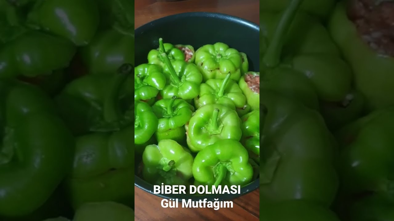 BİBER DOLMASI EN PRATİK YAPILIŞI @Gül Mutfağım BİBER DOLMASI EN PRATİK YAPILIŞI @Gül Mutfağım