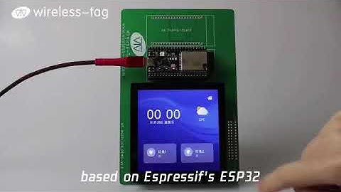 cost effective 4inch square LCD panel solution based on Espressif ESP32