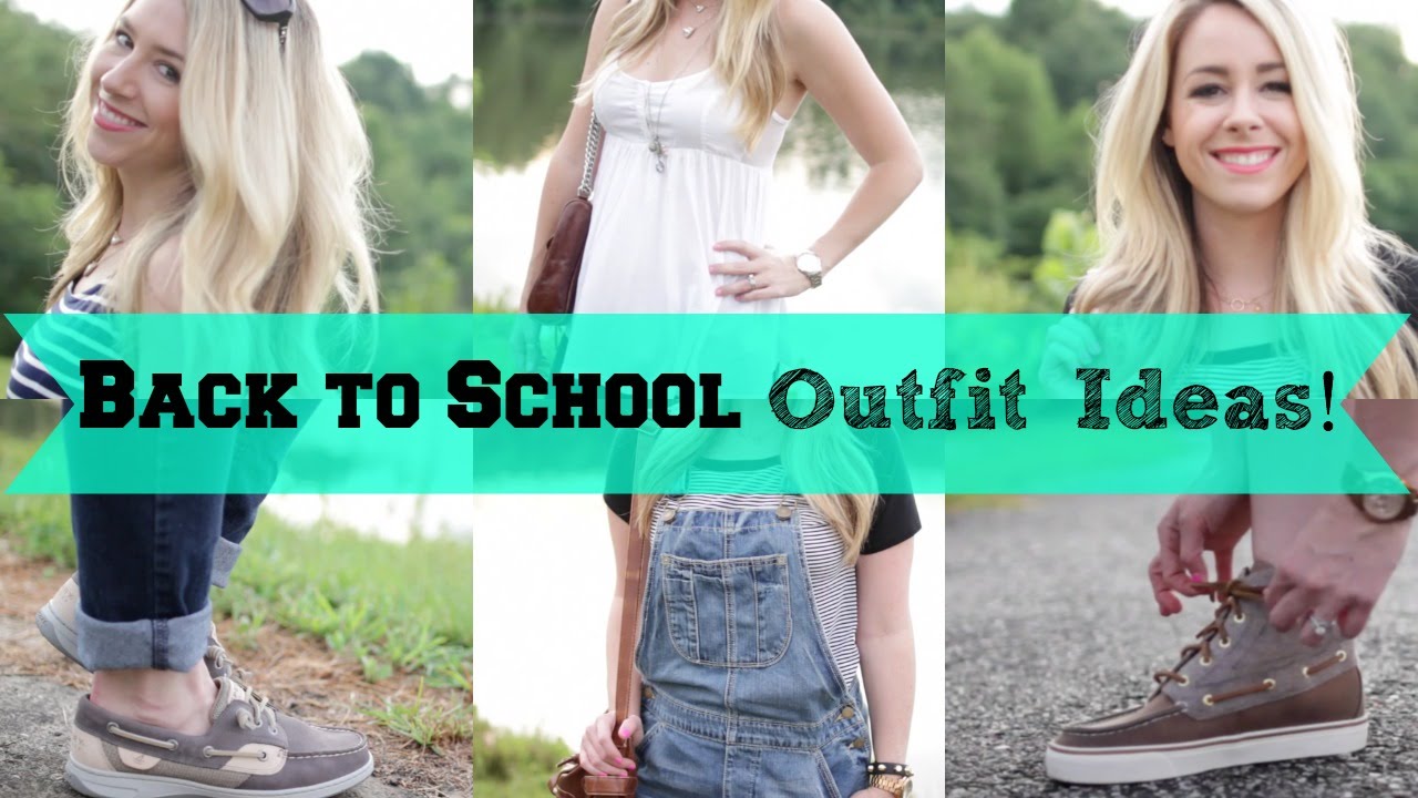 Back to School Outfit Ideas - YouTube