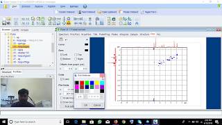 2D Hetero nuclera NMR data plotting with projections