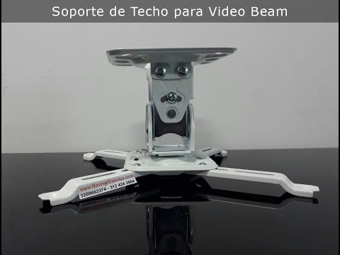 Soporte de techo tipo araña para Video beam - YouTube