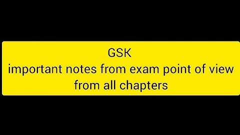 GSK EXIT EXAM IMPORTANT NOTES FOR GP RATINGS watch full video