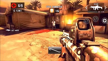 Dead Trigger 2 / SCAR Mk8 Max. Level Gameplay auf den neuen Map