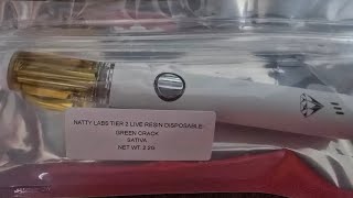 Natty Labs Tier 2 Live Resin Disposable 🔥