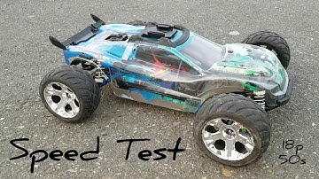TRAXXAS RUSTLER 4x4 VXL / Speed test 18p 50s