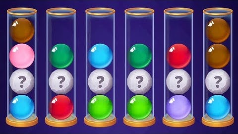 Ball Sort Genius Levels 36-37-38-39-40 Gameplay Walkthrough