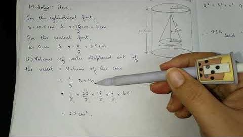 MBSE Class 10: Areas & Volumes Video 4 (Ex 16.1 Q14,15&19 Answers) | English and Mizo
