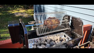 FULL RUMP EMU ON WALMART EXPERT ROTISSERIE GRILL