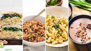 4 Quarantine Vegan Recipes |  Vegan Pantry Meals Challenge