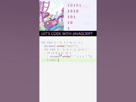 Number pattern program in javascript | javascript tutorial for ...