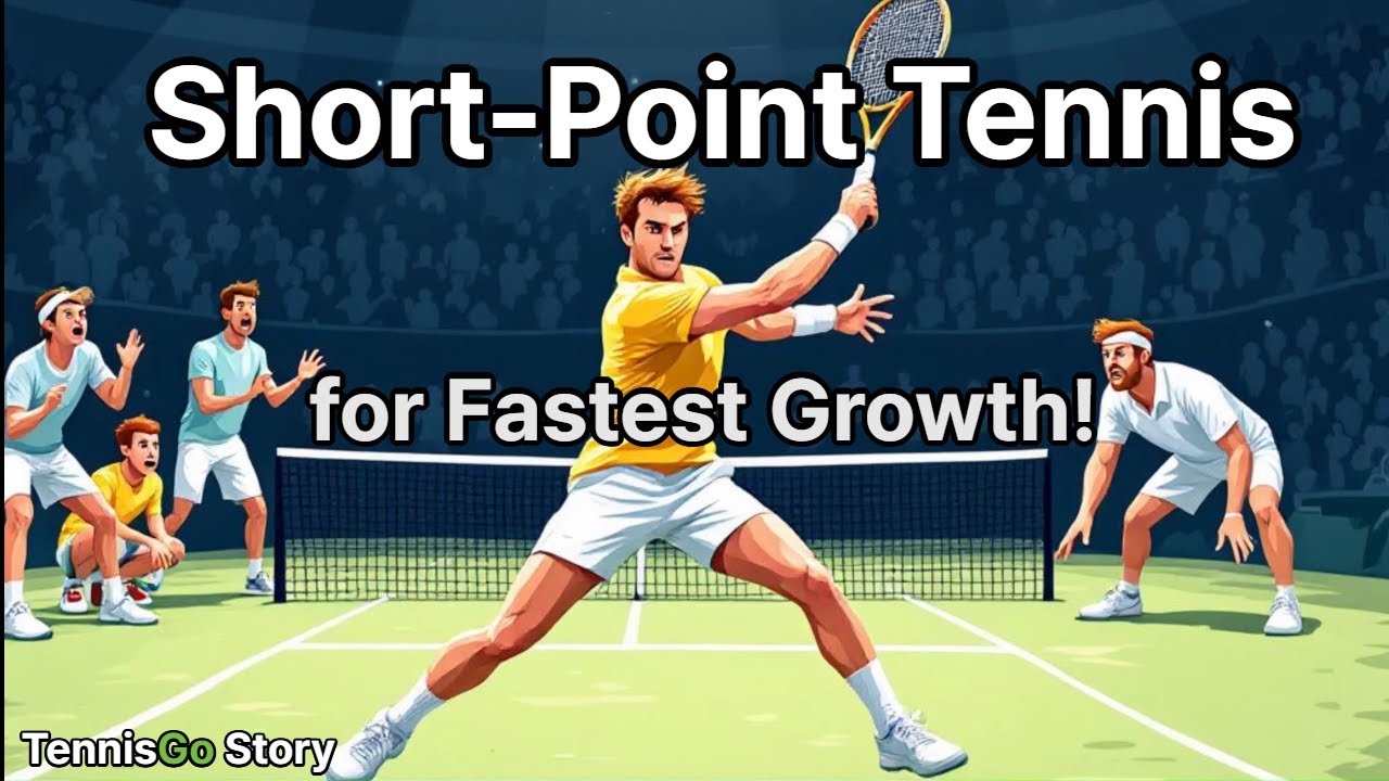 Short-Point Tennis for Fastest Growth! (by TennisGo Story)
