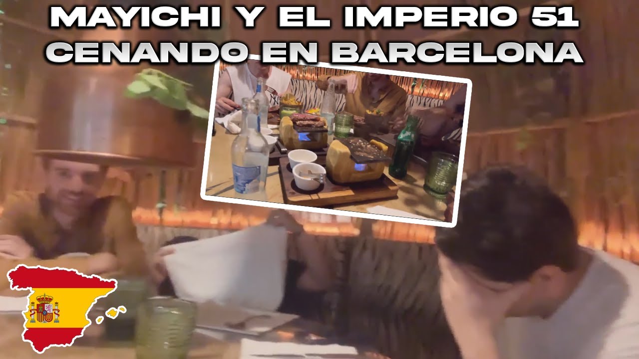 MAYICHI y el IMPERIO 51 CENANDO en BARCELONA 🇪🇸🥩