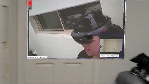 HoloLens Voice and Video Call using WebRTC over LAN