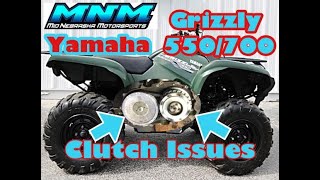 Yamaha Grizzly 550 / 700  Belt Clutch Replacement  Remove Clutches