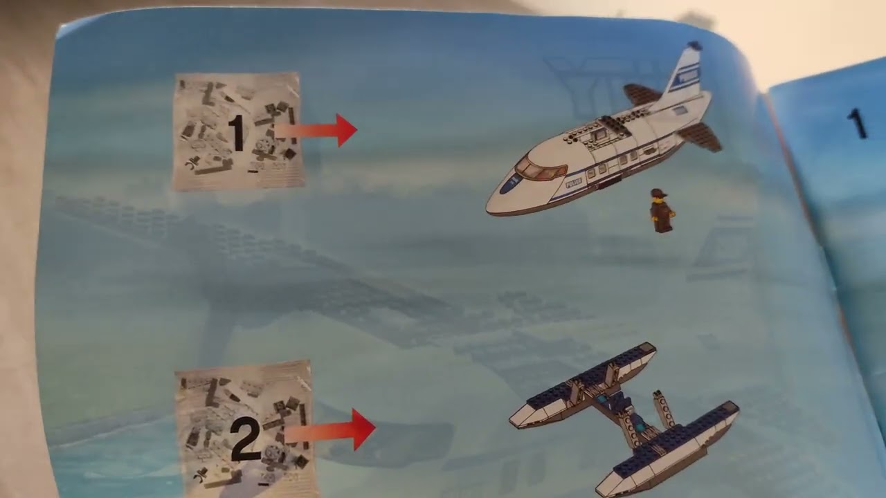 Поліцейський самолет lego city 7723 обзор