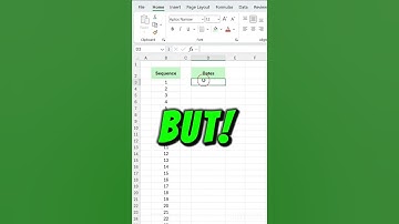 Add sequence of Numbers & Date in Excel 😘#excel #exceltips #shorts