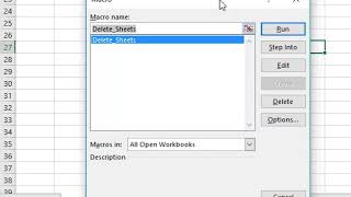 Delete Sheets