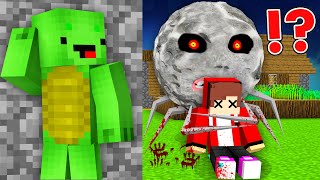 What if MOON MONSTER Kidnapped JJ and Mikey AGAIN!!! Security House in MInecraft Maizen