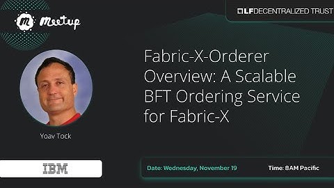 Fabric-X-Orderer Overview: A Scalable BFT Ordering Service for Fabric-X
