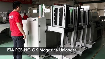 I.C.T PCB NG OK Magazine Unloader