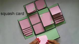 folding scrapbook tutorial/ scrapbook for beginners /birthday and anniversary gift