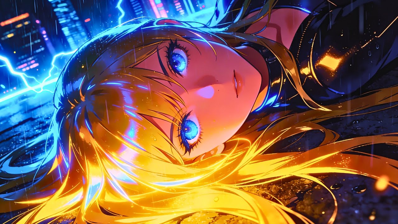 Thunder in the Neon Sky - Iris Volt | Epic Retrowave Electro Synthwave Music