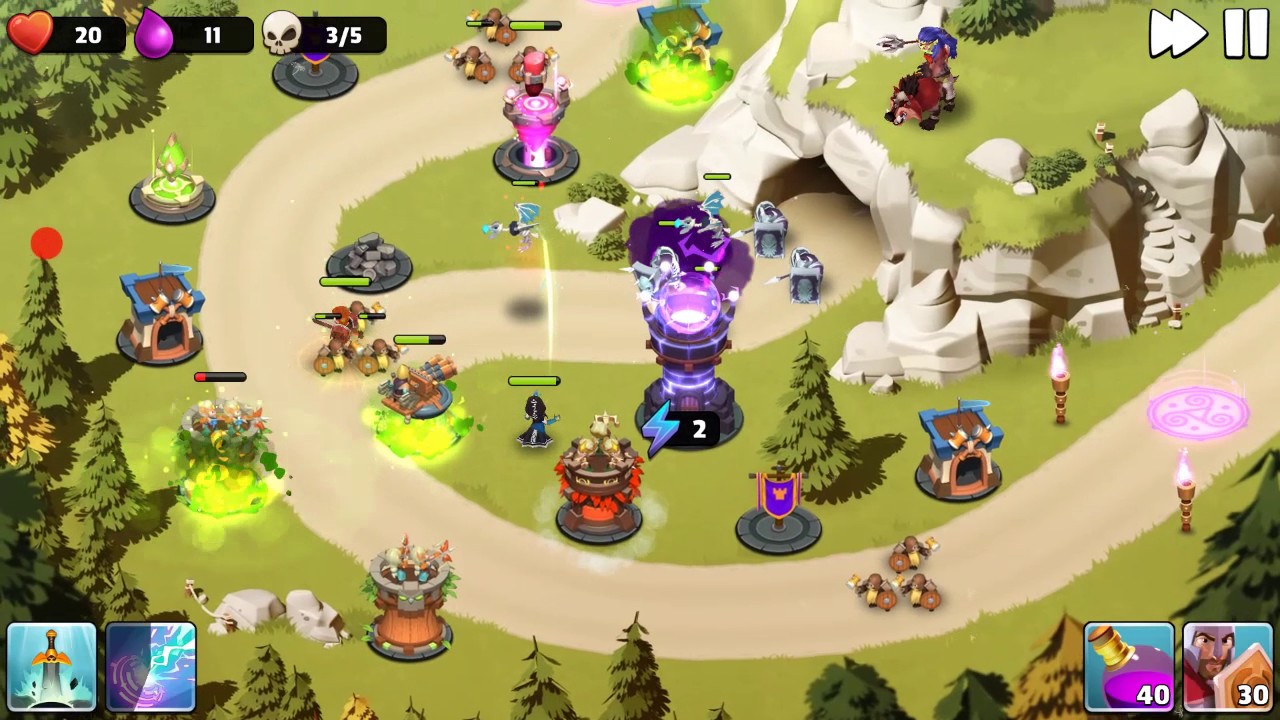 Castle Creeps TD - Chapter 12 Level 48-Last Stand 3 Stars