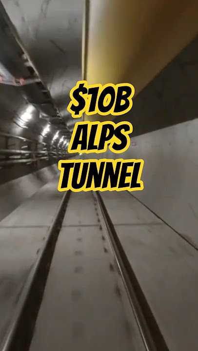 Why Europe Is Spending €10 Billion to Build a Tunnel Under the Alps 😱🚄