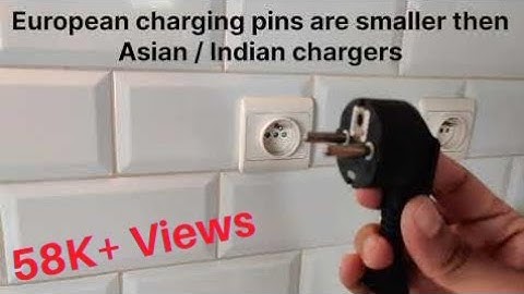 How does Indian Charger work in Europe | European electric socket vs Asian /India
