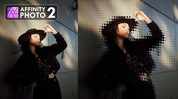 Create Stunning Textured glass effect using affinity photo 2.0