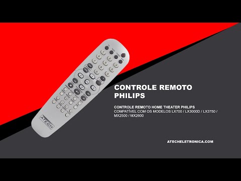 Controle Remoto Home Theater Philips LX700 / LX3000D / LX3750 / MX2500 / MX2600