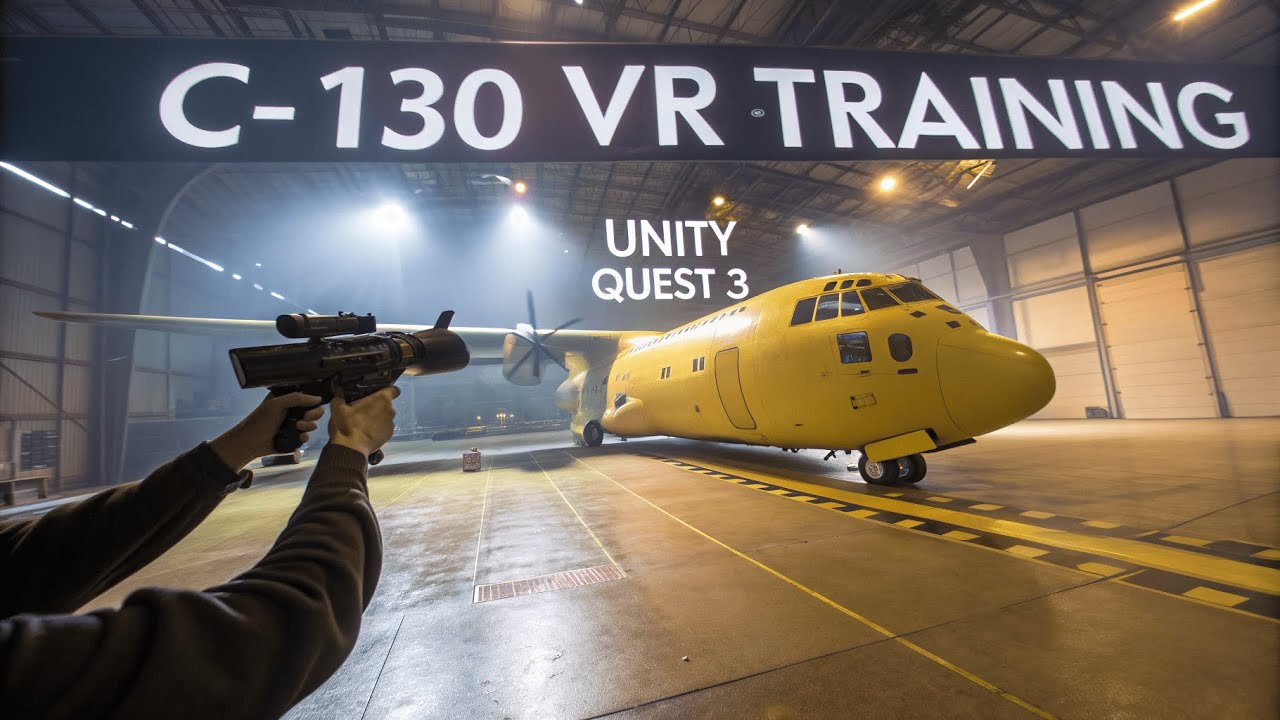 C-130 Aircraft Maintenance & Painting – VR Training Simulation (Unity ...