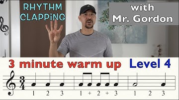 HOW TO READ MUSIC - LEVEL 4 -  Time Signatures - Rhythm Clapping with Mr. Gordon