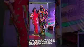 African American King in Ghana at The Times Ghana Arts and Entertainment Awards Show in Accra