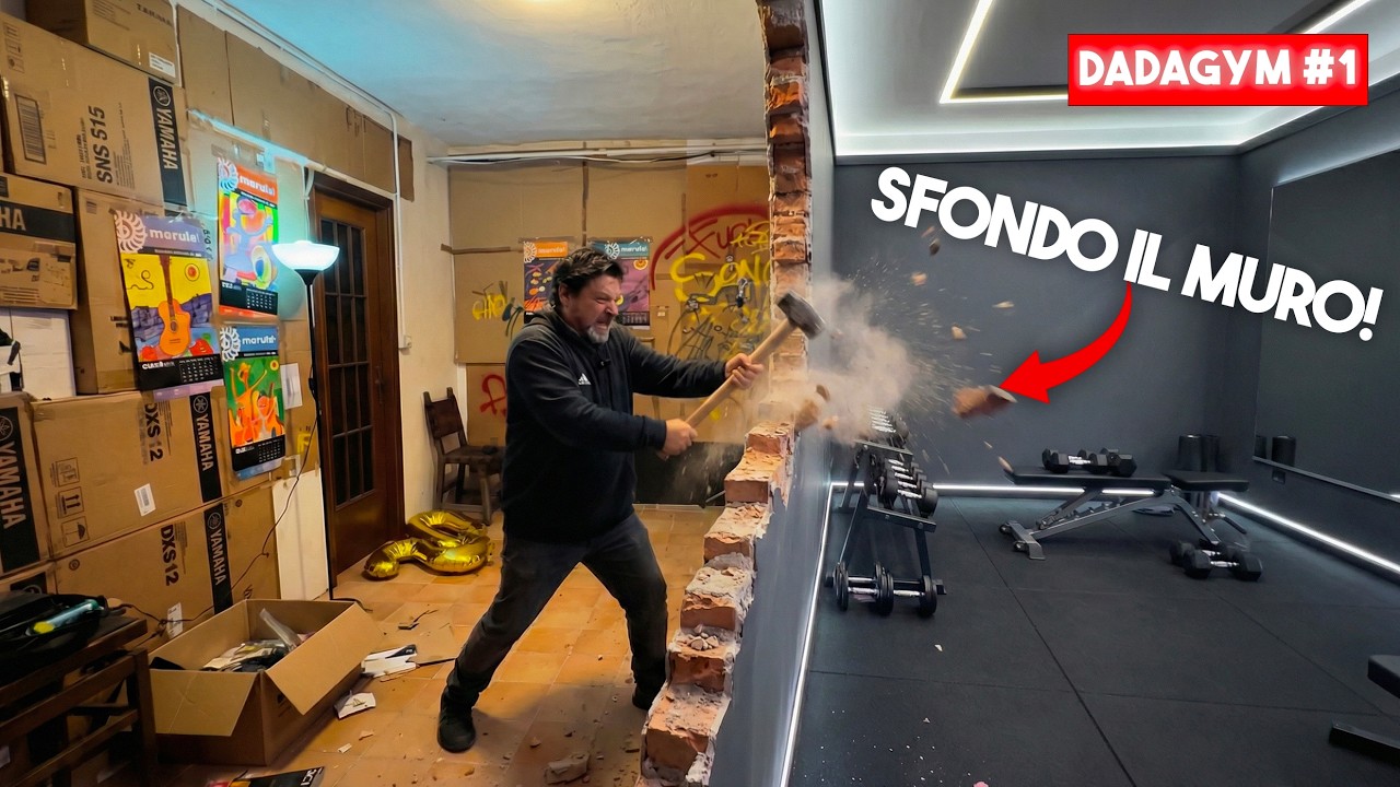 HO FATTO COSTRUIRE UNA PALESTRA A MIO PADRE, ecco come è andata - NAM Studio remake EP.2