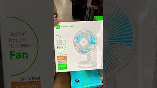 #rechargable_fan #electronicsaccessory #techshop #gadget