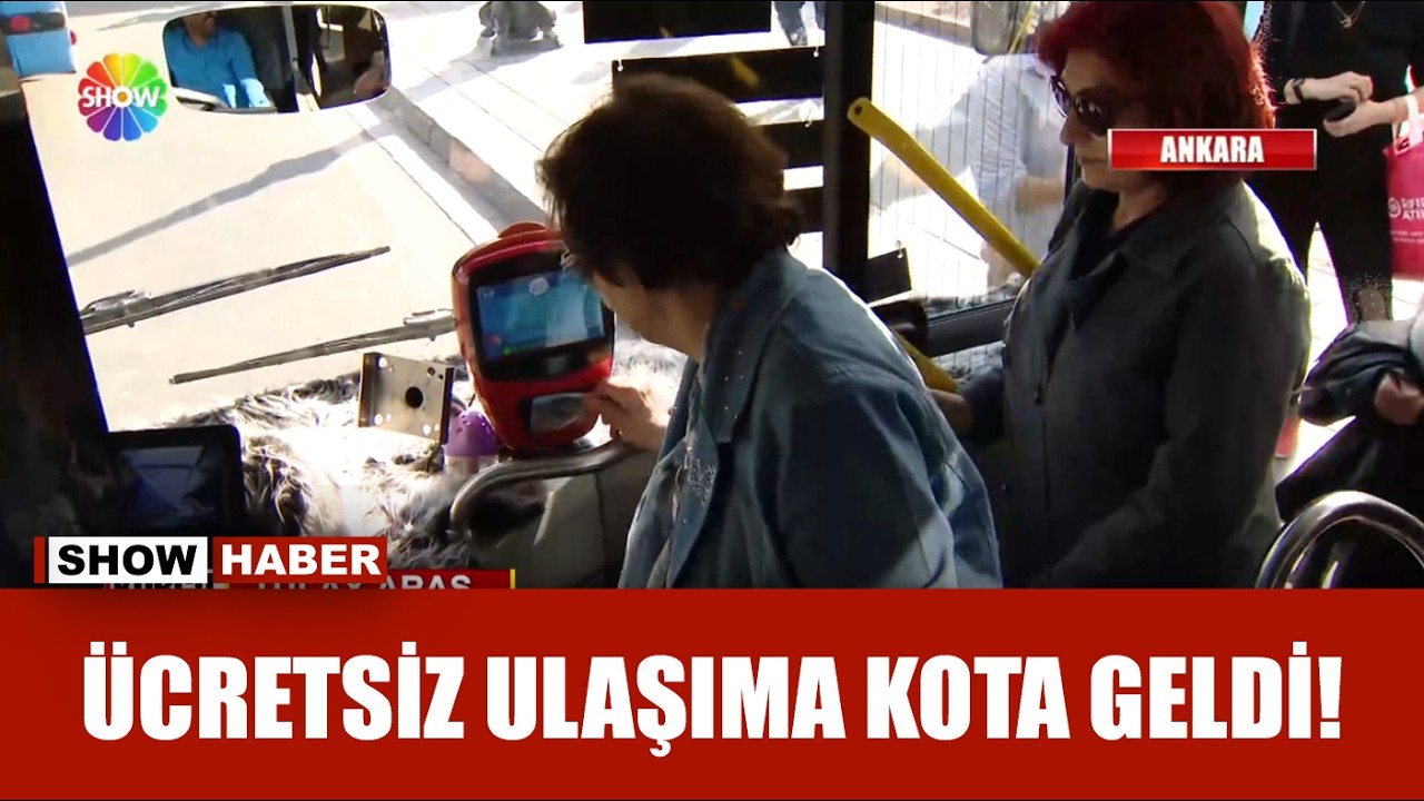 65 yaş ve üzeri ulaşım kotası