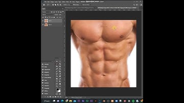 Six pack Abs Trick in Photoshop #short #photoshoptutorial #youtubeshorts