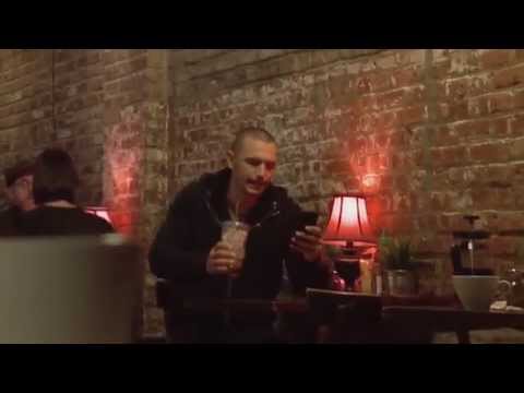 James Franco Inhales his Coffee